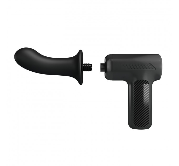 Вибромассажер пистолет Dj Doctor Massage Gun черный, 12.1 х 3.8 см