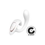 Вибратор двойной стимуляции Satisfyer G for Goddess 1 точки G и клитора, белый