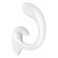 Вибратор двойной стимуляции Satisfyer G for Goddess 1 точки G и клитора, белый