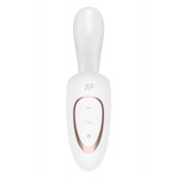 Вибратор двойной стимуляции Satisfyer G for Goddess 1 точки G и клитора, белый