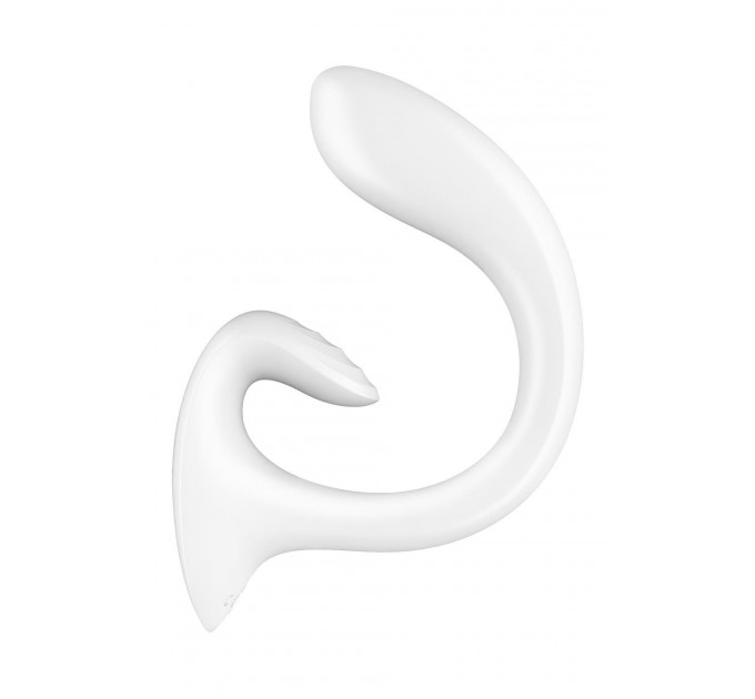Вибратор двойной стимуляции Satisfyer G for Goddess 1 точки G и клитора, белый