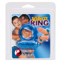 Виброкольцо силиконовое You2Toys Vibro Ring синее