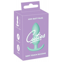 Анальна пробка рельєфна Cuties Plugs, зелена