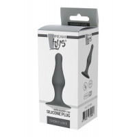Анальный плаг GREY PLUG WITH SUCTION CUP