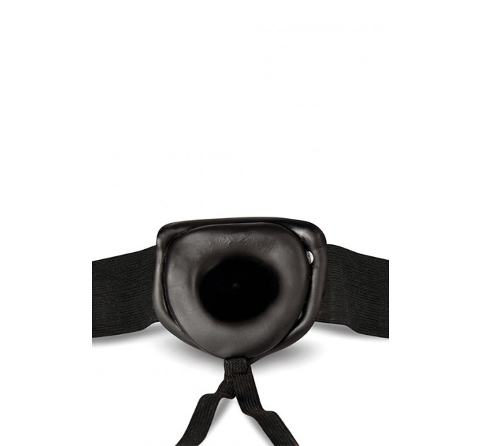 Страпон мужской DR. SKIN 6INCH HOLLOW STRAP ON, BLACK