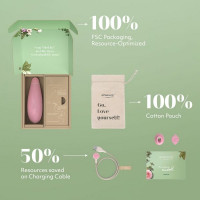 Безконтактний кліторальний стимулятор Womanizer Premium ECO з біоматеріалів, PINK
