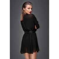 Сукня прозора з поясом F150 Noir Handmade XL