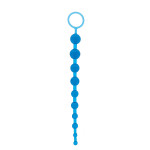 Анальная цепочка Oriental Jelly Butt Beads 10.5, BLUE