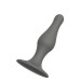 Анальный плаг GREY PLUG WITH SUCTION CUP