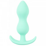 Анальная пробка Cuties Plugs, зеленая