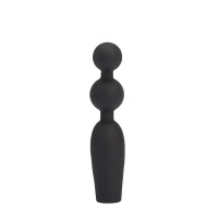 Анальная пробка CHISA Black Mont Vibrating Booty Beads с вибрирующими бусинами