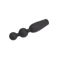 Анальная пробка CHISA Black Mont Vibrating Booty Beads с вибрирующими бусинами