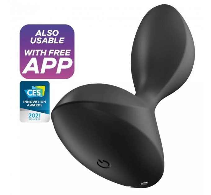 Анальна смарт пробка Satisfyer Sweet Seal із вібрацією чорна