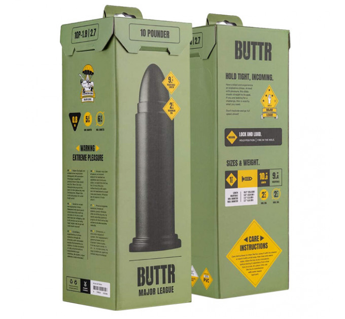 Большой анальный плаг для фистинга BUTTR Pounder Dildo