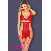 Чулки классические Sunspice с полосками, бежевые, One Size