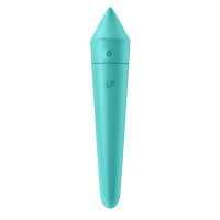 Мощная вибропуля с функцией управления с смартфона Satisfyer Ultra Power Bullet 8, бирюзовый