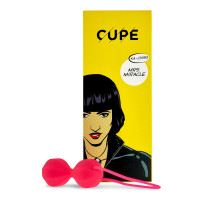 Вагинальные шарики на жестком сцеплении Mrs. Miracle розовые