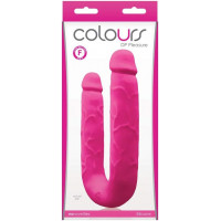 Двойной фаллоимитатор COLOURS DP PLEASURES PINK