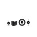 Эрекционная насадка Stay Hard Beef Ball Stretcher Snug черная, 3.8 см