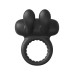 Эрекционное виброкольцо Dreamtoys Ramrod Rabbit с ушками для клитора, черное