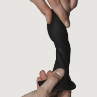 Фалоімітатор термореактивний Adrien Lastic Hitsens 5 чорний