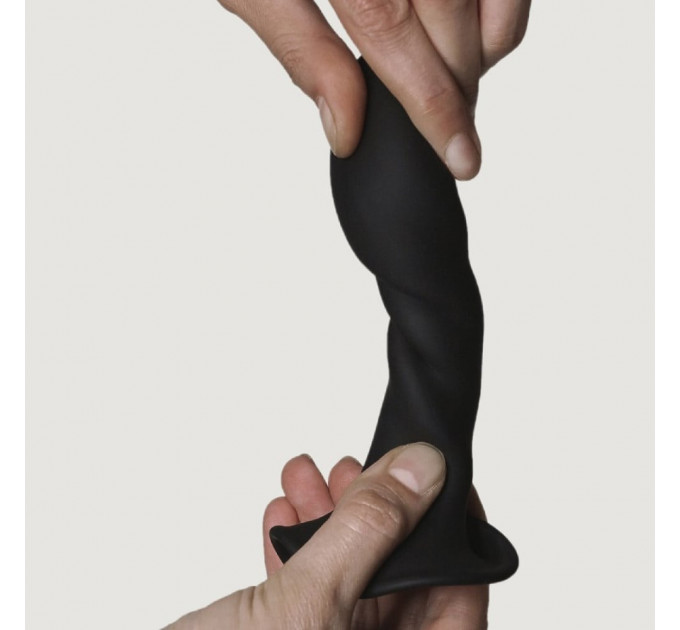 Фаллоимитатор термореактивный Adrien Lastic Hitsens 5 черный