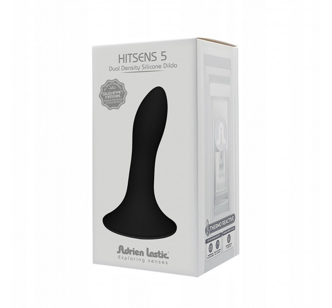 Фаллоимитатор термореактивный Adrien Lastic Hitsens 5 черный