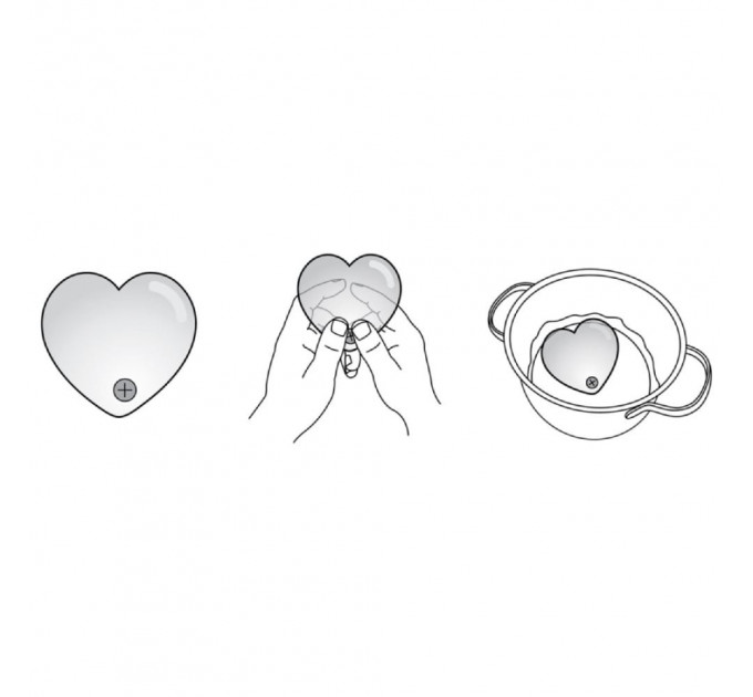 Гаряче серце для масажу Hot Heart Massager рожеве, 144 гр