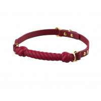 Кляп у формі джгута з вузлами UPKO Desire for Mouth Bondage Collection, червоний