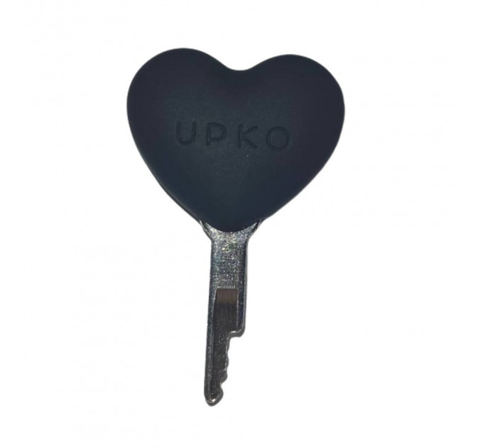 Ключик для пояса верности UPKO Caged Beast Male Chastity Device Kit в виде сердца, черный