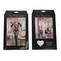 Комбинезон Star Night с декоративным узором и открытым доступом, черный