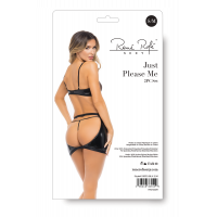 Комплект с открытым доступом Rene Rofe Just Please Me, черный, S/M
