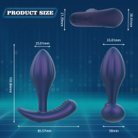 Масажер простати Every Night Toys Miah з дистанційним керуванням, синій, 10 режимів вібрації