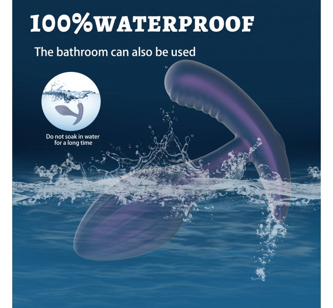 Масажер простати Every Night Toys Miah з дистанційним керуванням, синій, 10 режимів вібрації