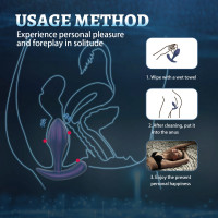 Масажер простати Every Night Toys Miah з дистанційним керуванням, синій, 10 режимів вібрації