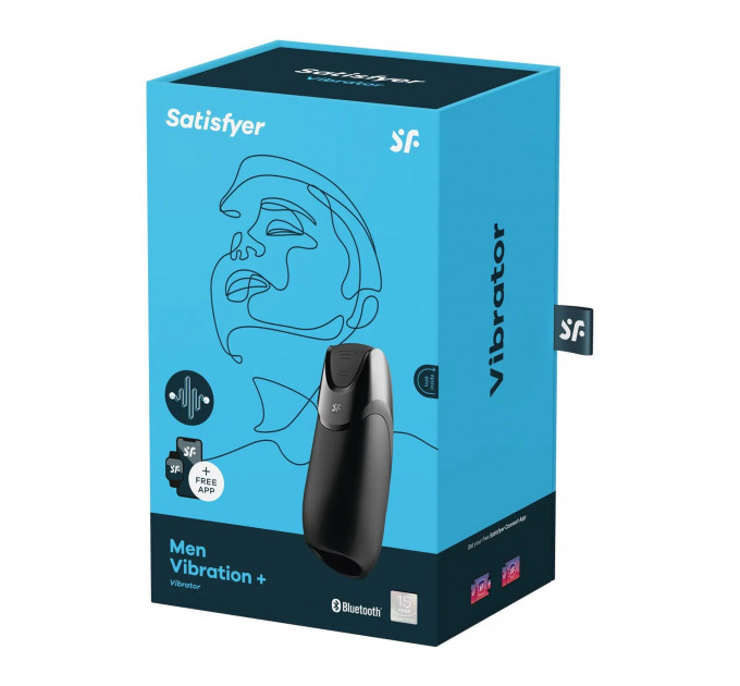 Мастуробатор із вібрацією SATISFYER MEN VIBRATION+ BLACK
