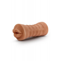 Мастурбатор реалістичний у вигляді рота Blush M For Men Isabella з віброкулею, мулатка