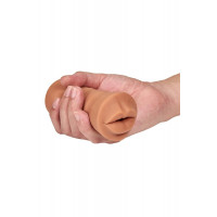 Мастурбатор реалістичний у вигляді рота Blush M For Men Isabella з віброкулею, мулатка