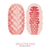 Мастурбатор мини в колбе, с рельефом из шариков Pretty Love Seductive Golf Cupid X Egg