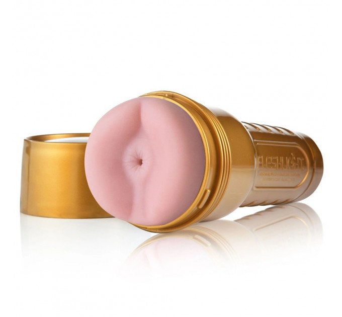 Масурбатор в колбе анус Fleshlight Pink Butt Stamina Training Unit (STU) (RP), рельефный, киберкожа