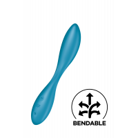 Мульти вибратор универсальный SATISFYER G-SPOT FLEX 1 голубой