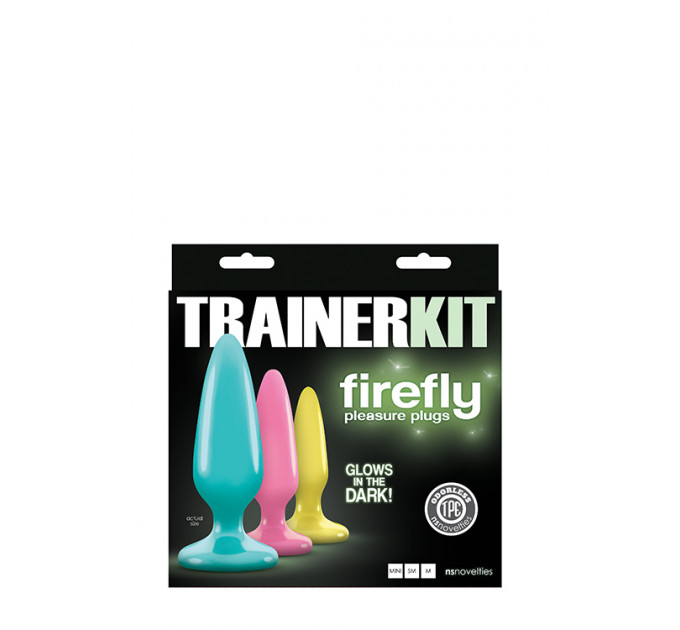 Набір анальних пробок NS Novelties FIREFLY TRAINER KIT MULTICOLOR