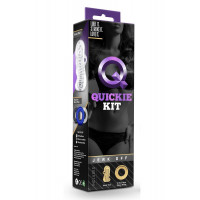 Набор мастурбатор и 3 эрекционных кольца Blush Quickie kit прозрачный