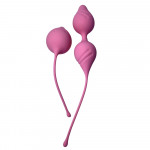Набор вагинальных шариков Passion Play для упражнений Кегеля, удлинённые, розовые, 2 шт