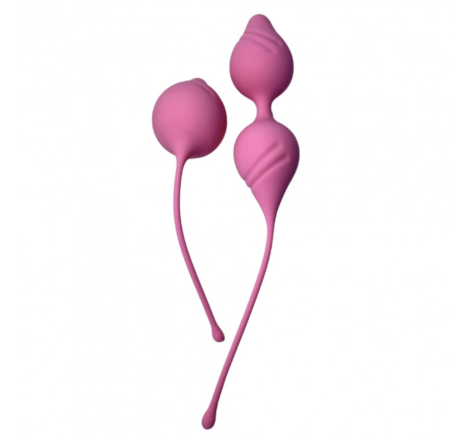Набор вагинальных шариков Passion Play для упражнений Кегеля, удлинённые, розовые, 2 шт