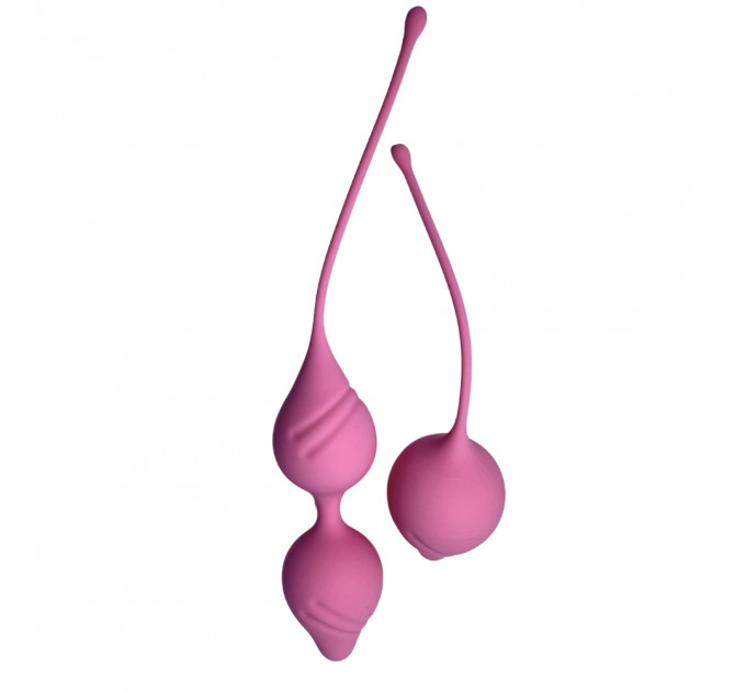Набор вагинальных шариков Passion Play для упражнений Кегеля, удлинённые, розовые, 2 шт