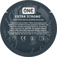 Набор презервативов One Extra Strong с утолщенными стенками (цена за 5 шт.)
