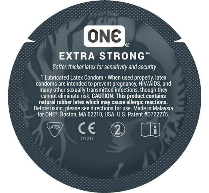 Набор презервативов 5шт One Extra Strong с утолщенными стенками (цена за 5шт)