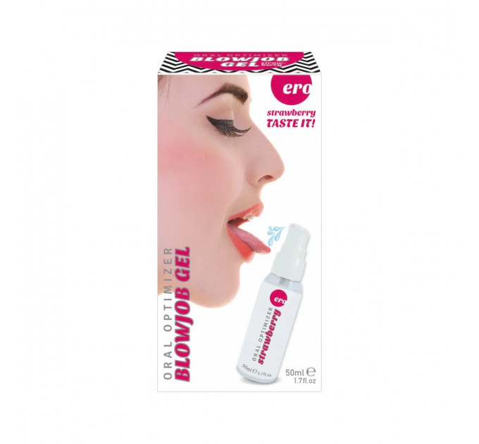 Стимулирующий оральный гель HOT Oral Optimizer Blowjob Gel Strawberry, 50 мл