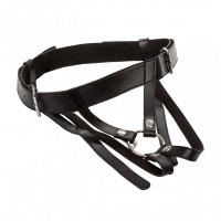 Трусики для страпона CalExotics Universal Love Rider Premium Ring Harness - Black